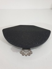 Sac à bandoulière noir paillette, très bon état, 24x14cm