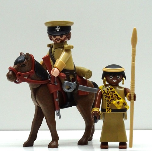 Kolonial offizier soldat - kolonial, beige