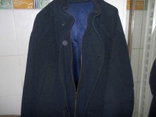 manteau XXL marine laine et