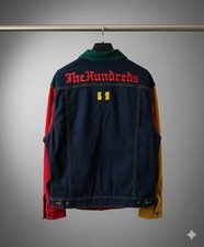  Vintage Veste The Hundreds Colorblock Denim Jacket 