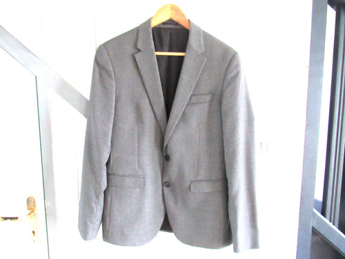 Veste grise slim fit 48 - veste,