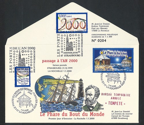 Fdc jumelage france - fdc, "passage