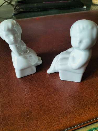 Salière poivrière porcelaine