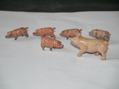 Figurine plomb ferme - figurine, en