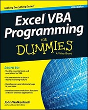 Excel Vba Programmation Livre