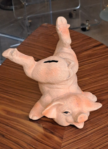 Ancienne tirelire cochon - ancienne,