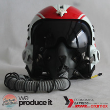 TOP GUN WOLFPACK HGU-33 FLIGHT HELMET + MBU-12/P MASK MOVIE PROP PILOT AVIAT USN