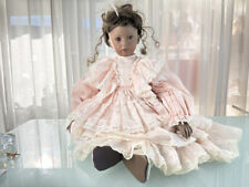 Poupée d'artiste poupée de collection porcelaine 70 cm état voir photo