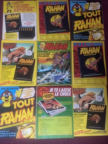 Rahan publicités originales