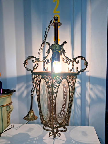Ancien lustre lanterne - ancien,