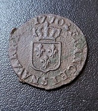 C0466 : Liard à La Vieille Tête  Louis XV 1770 S Reims