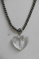 Collier pendentif coeur cordon