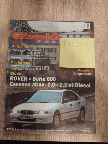 Revue technique rover 620 - technique,