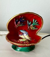 Lampe veilleuse coquillage et