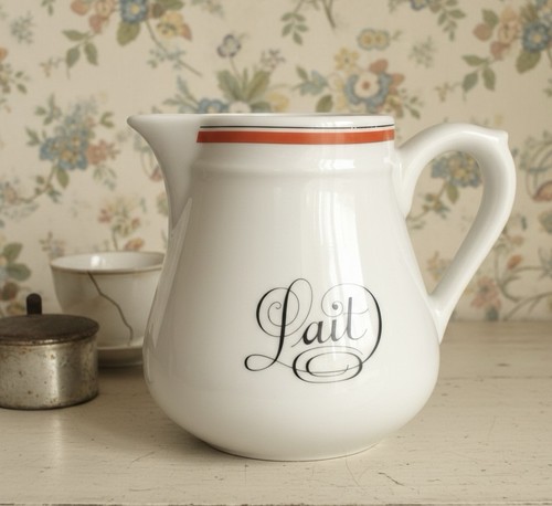 Pot lait porcelaine auteuil - pot,