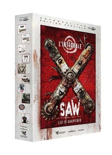 Coffret dvd intégrale saw - ,