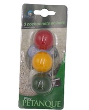 cochonnet 3 couleur bois