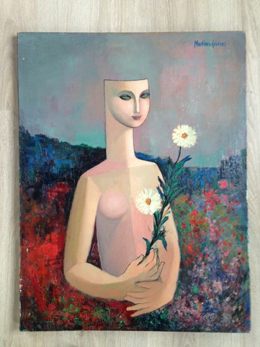 Tableau hst cubisme signée - hst,