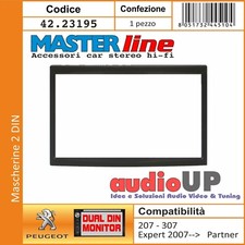 Masque Autoradio 2 DIN Peugeot