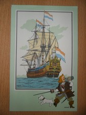 TINTIN HERGE CHROMO MARINE DES ORIGINES A 1700,  N 46