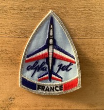 AVIATION INSIGNE TISSU PATROUILLE DE FRANCE ALPHA JET ARMEE DE L AIR OCCASION