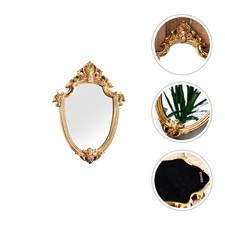 Miroir de maquillage exquis de style européen miroir rétro mural rétro