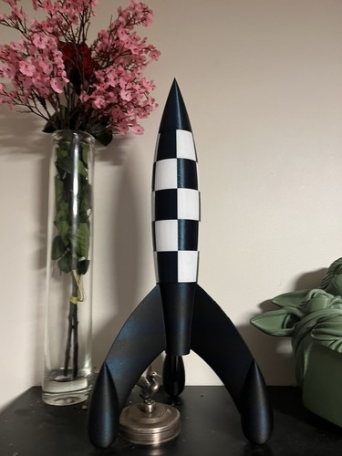 Fusée artisanale tintin - 45, cm