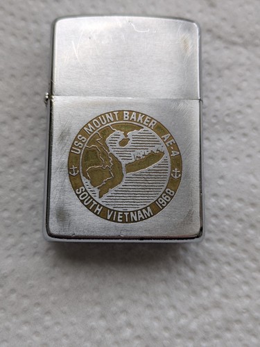 Zippo uss mount baker ae4 - zippo,
