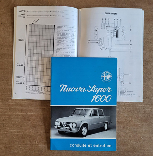 Alfa romeo nuova super - super, 1600