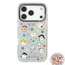 Coque cadre caméra Gourmandise Snoopy Friends iPhone 17 Pro fm Japan