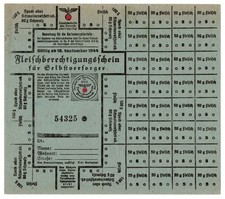 Ticket de Rationnement Alsace