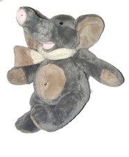 Peluche doudou Elephant gris Echarpe La Pelucherie 26 cm