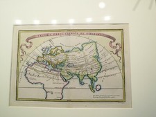Rare Antique 1774 WORLD MAP