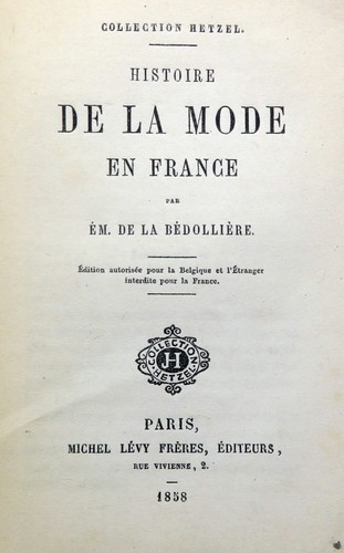 Mode france histoire de la - mode, france/histoire/de