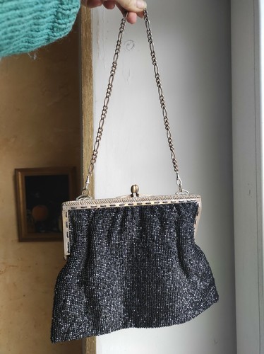 Sac reticule ancien - , minaudiere