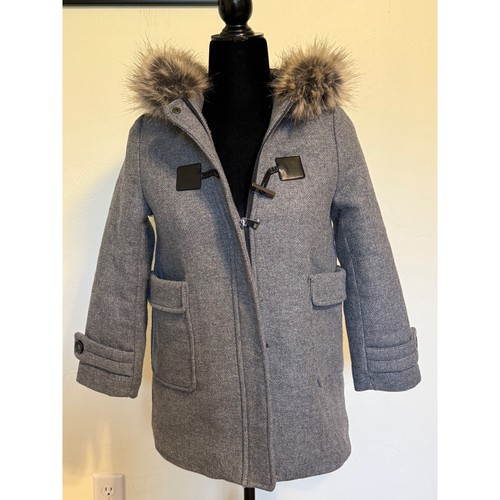 Zara girls grey wool blend - grey,