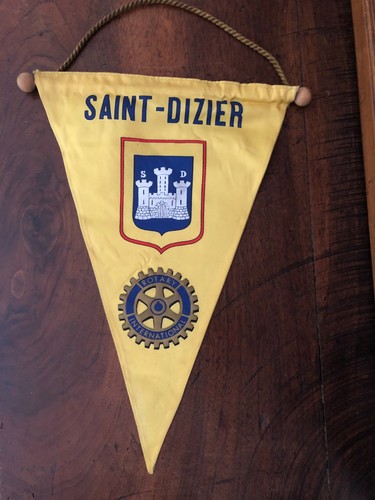 Ancien fanion rotary club - ancien,