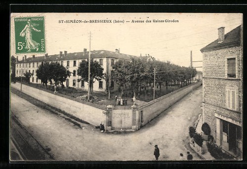 Cpa siméon bressieux - cpa, st-siméon-de-bressieux