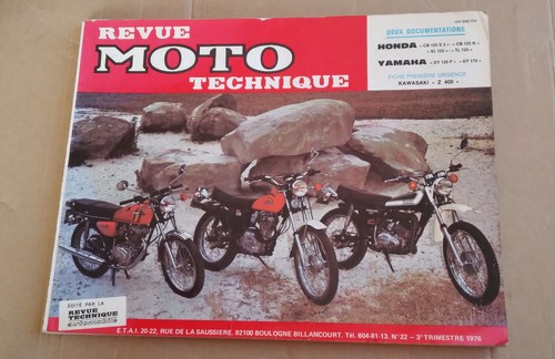 Revue moto technique honda - revue, cb