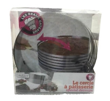 Ard'Time cercle à patisserie spéciale découpe  en inox 24-30cm x 8 cm environ