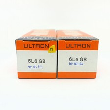 2 tubes ultron 6 L6 Go. PROD