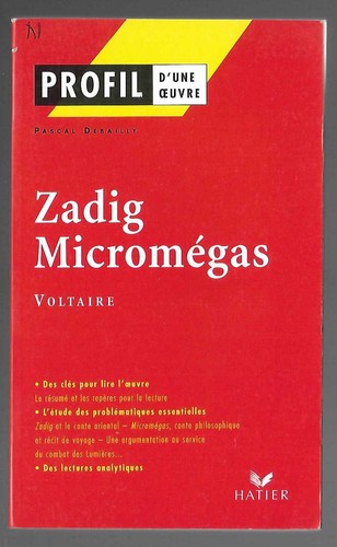 Zadig micromégas voltaire - zadig,