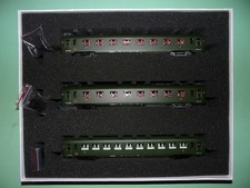 REE MODELES coffret 3 voitures voyageurs DEV AO courtes U50 VB-059 NEUF