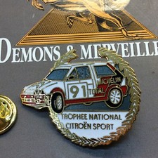 Pin's Folies * Demons et M Citroen Sport Trophee national AX Michelin Total 
