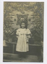 E600 Photo vintage originale 1902 fille mode Tapis Mural Malo Bains Dunkerque