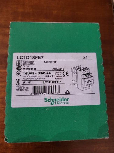 Schneider lc1d18fe7 tesys - lc1d18fe7,