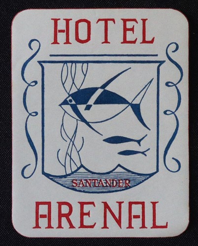 Ancienne étiquette hotel - ancienne,