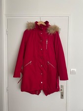 Parka manteau maje rouge - manteau,