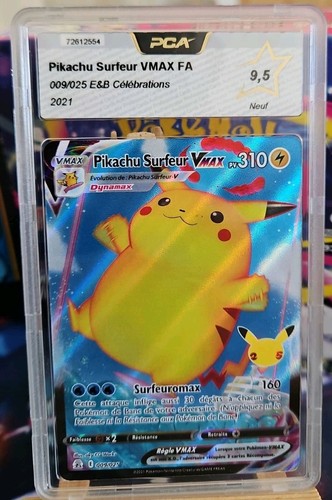 Carte pokémon pikachu surfeur - pokémon,