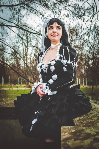 Robe gothique lolita noire - , et